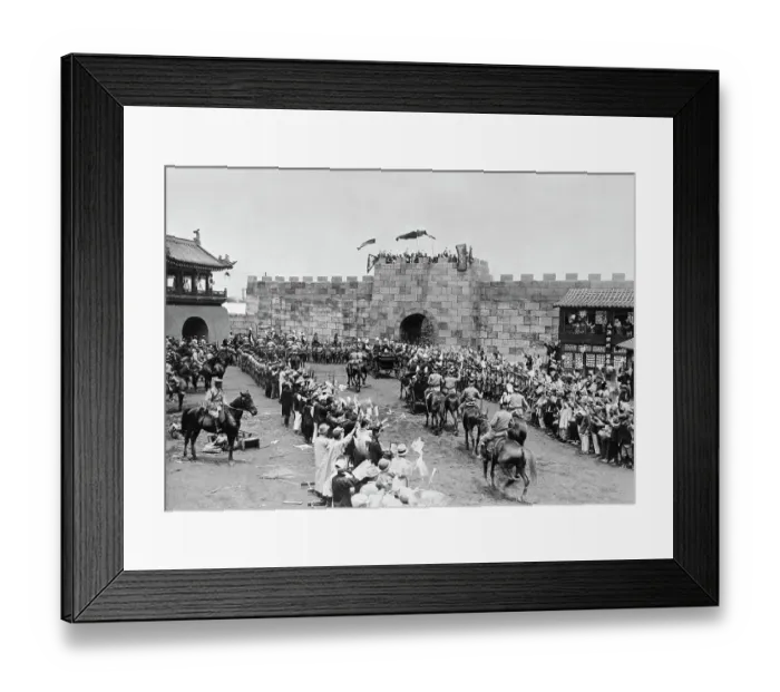 Framed Print : Rioting in Shanghai