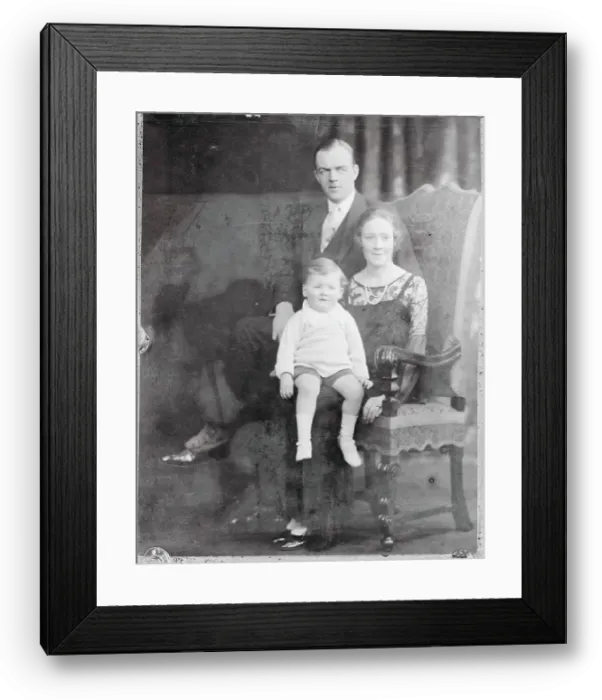 Framed Print : Portrait of Gwilym Lloyd George and His Family