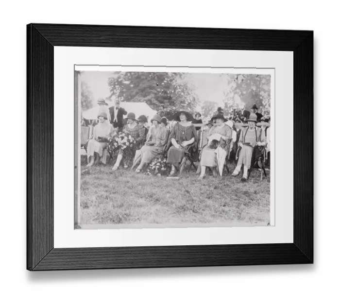 Framed Print : European Royalty Watching a Horse Show Framed Print : European Royalty Watching a Horse Show