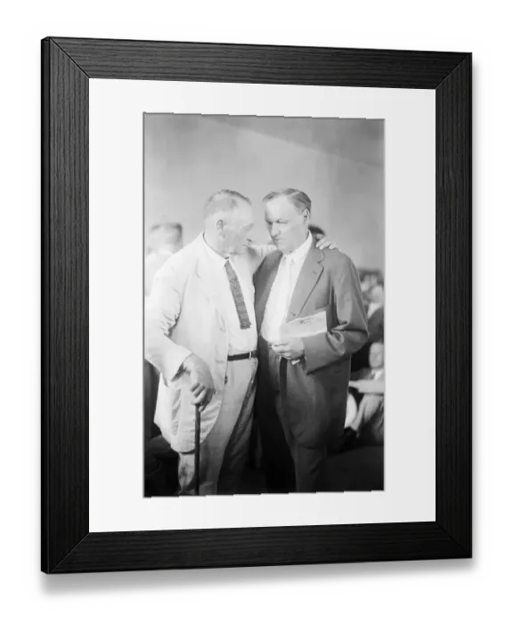 Framed Print : Ben McKenzie with Arm Around Clarence Darrow Framed Print : Ben McKenzie with Arm Around Clarence Darrow