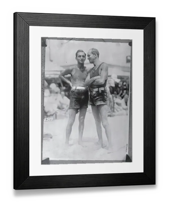 Framed Print : Irving Berlin with Al Jolson Framed Print : Irving Berlin with Al Jolson