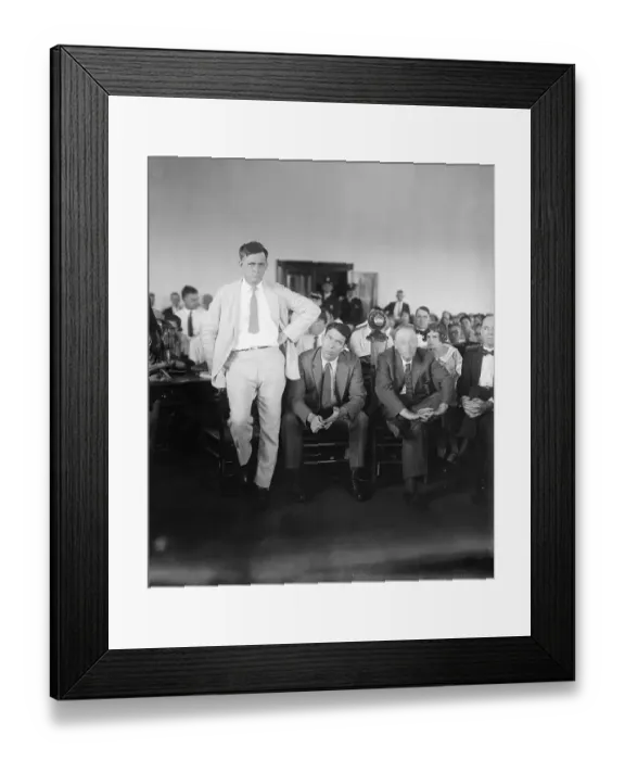 Framed Print : Attorney General Thomas Stewart During Scopes Trial Framed Print : Attorney General Thomas Stewart During Scopes Trial