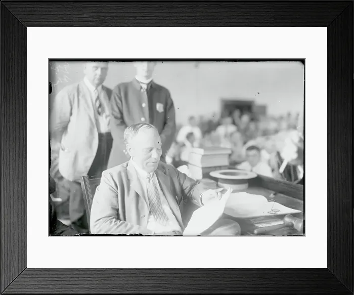 Framed Print : Superintendent Walter White on Witness Stand Framed Print : Superintendent Walter White on Witness Stand