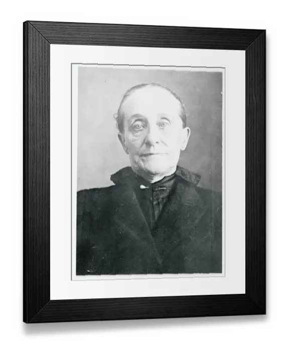 Framed Print : Portrait of Ellen Peck Framed Print : Portrait of Ellen Peck