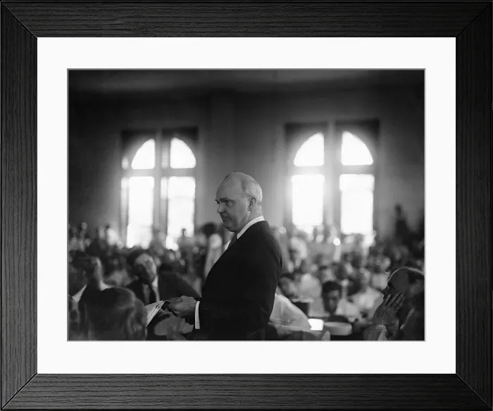 Framed Print : Dudley Field Malone Outlining Scopes Trial Framed Print : Dudley Field Malone Outlining Scopes Trial