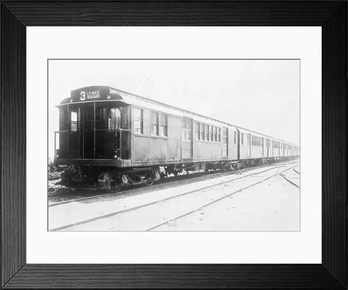 Framed Print : New York Subway Car Framed Print : New York Subway Car