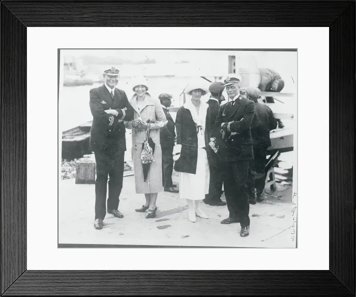 Framed Print : Explorers Arriving in Oslo Framed Print : Explorers Arriving in Oslo