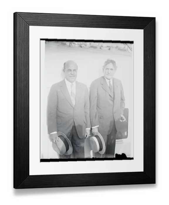 Framed Print : Nicholas Longworth and Myron Herrick Framed Print : Nicholas Longworth and Myron Herrick