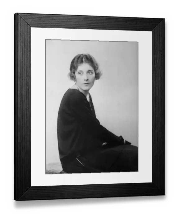 Framed Print : Portrait of Barbara Cartland Framed Print : Portrait of Barbara Cartland
