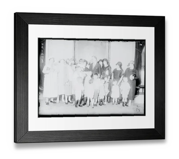 Framed Print : John Hylan Meeting with a Delegation of Mothers Framed Print : John Hylan Meeting with a Delegation of Mothers