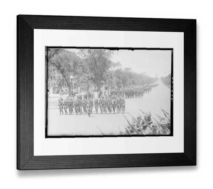 Framed Print : Infantry Regiments March in Brooklyn Framed Print : Infantry Regiments March in Brooklyn