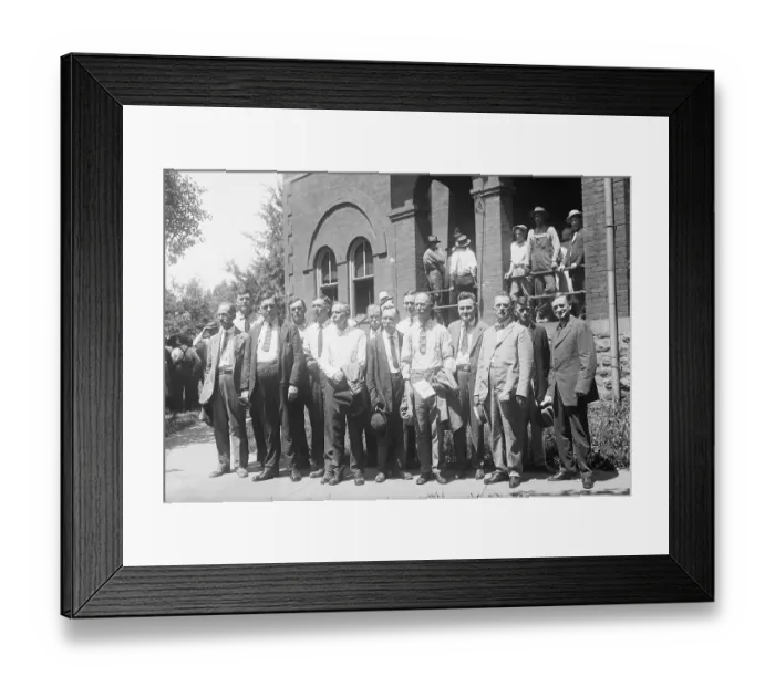 Framed Print : Grand Jury of the Scopes Monkey Trial Framed Print : Grand Jury of the Scopes Monkey Trial