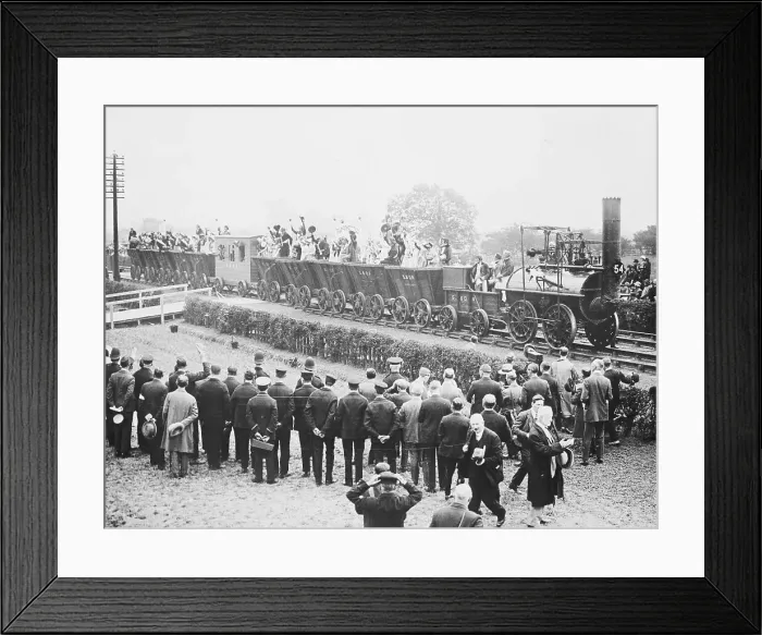 Framed Print : Passengers Riding on an Old Version Train Framed Print : Passengers Riding on an Old Version Train