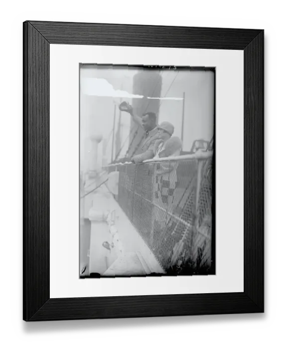 Framed Print : Harry Wills Waving His Hat Framed Print : Harry Wills Waving His Hat