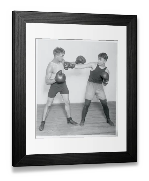 Framed Print : Paul Berlenbach Hitting a Punching Bag Framed Print : Paul Berlenbach Hitting a Punching Bag