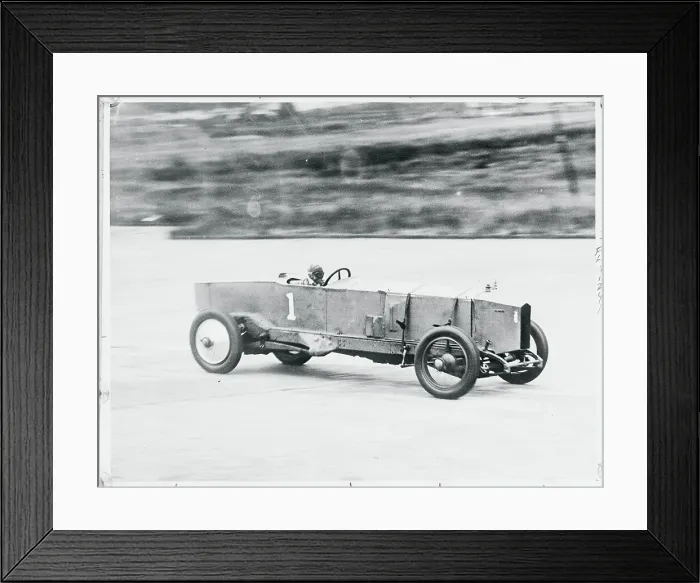 Framed Print : J.G. Parry-Thomas Driving His Race Car Framed Print : J.G. Parry-Thomas Driving His Race Car