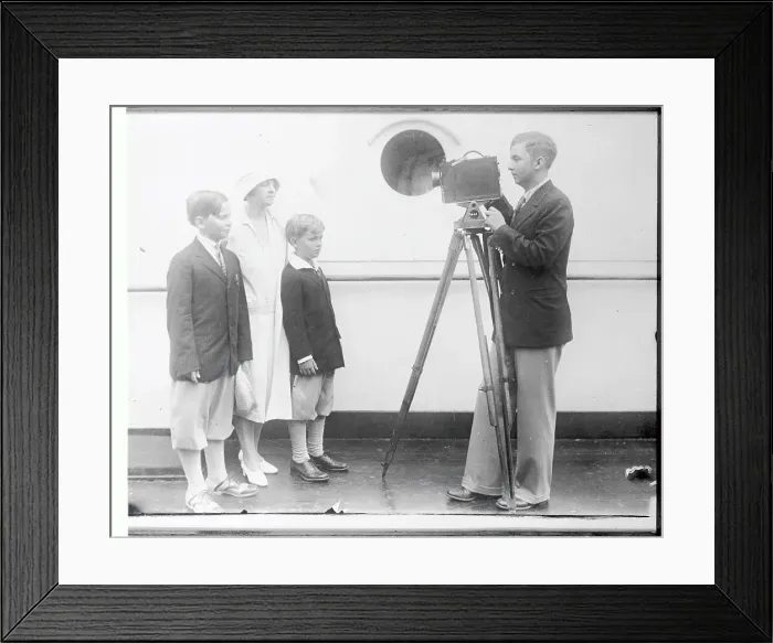 Framed Print : William Ince Taking Pictures of Family Framed Print : William Ince Taking Pictures of Family