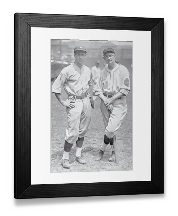 Framed Print : Stanley Harris with William McKechnie Framed Print : Stanley Harris with William McKechnie