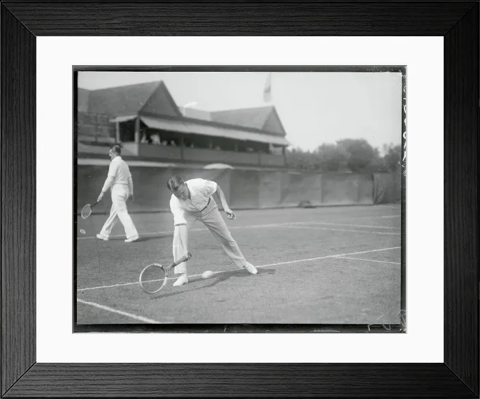 Framed Print : Vincent Richards Playing Tennis Framed Print : Vincent Richards Playing Tennis