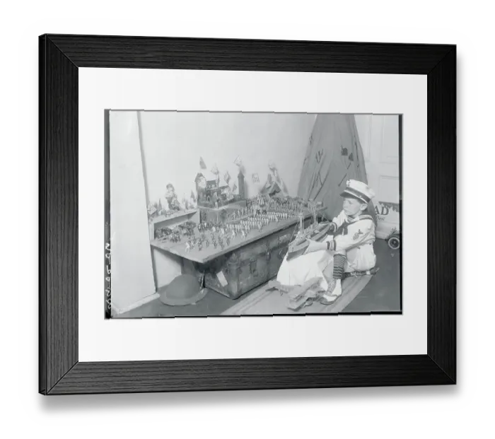 Framed Print : Child Playing With Toys Framed Print : Child Playing With Toys
