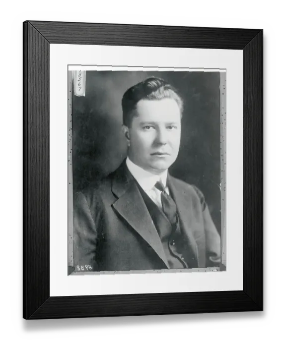 Framed Print : Portrait of B.R. Coad Framed Print : Portrait of B.R. Coad