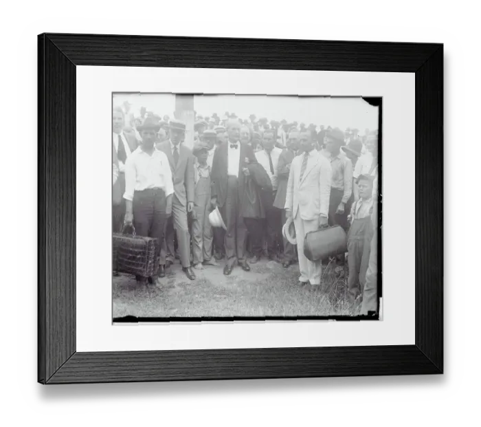 Framed Print : William Jennings Bryan in Crowd Framed Print : William Jennings Bryan in Crowd
