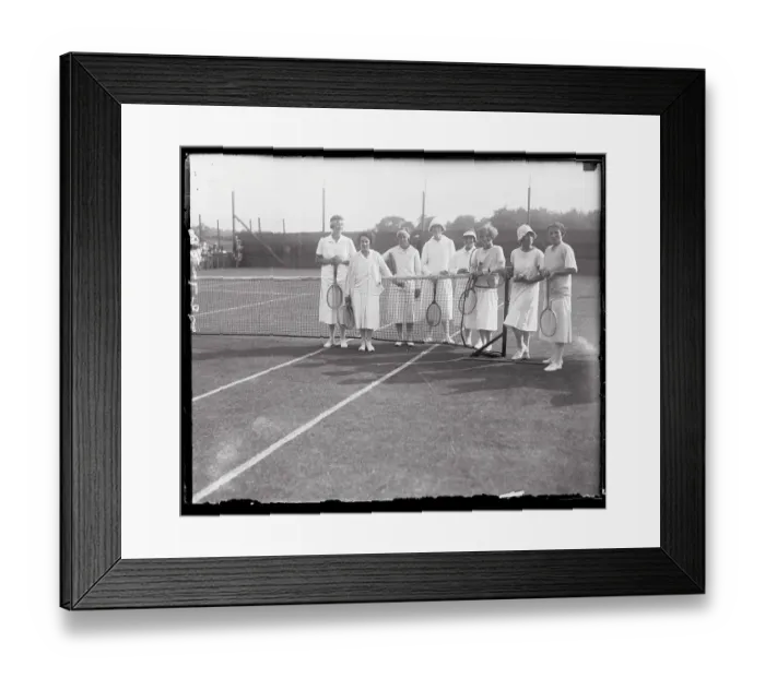 Framed Print : Women Tennis Players at Manchester Tournament