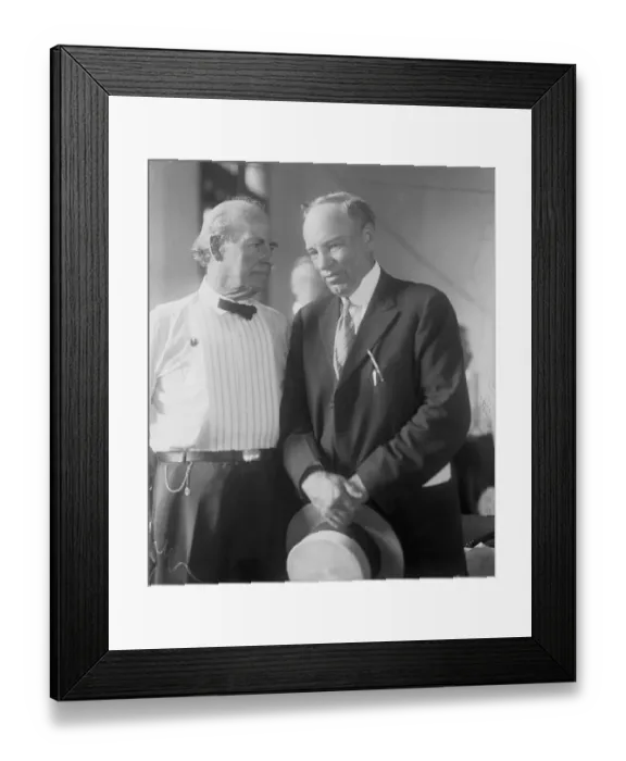 Framed Print : William Jennings Bryan Talking with Judge Raulston Framed Print : William Jennings Bryan Talking with Judge Raulston