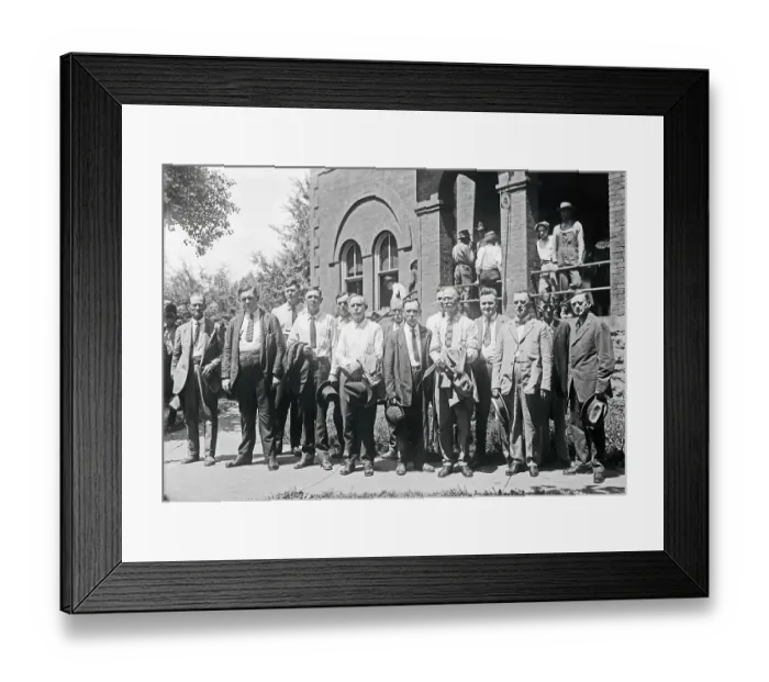 Framed Print : Scopes Trial Notables Framed Print : Scopes Trial Notables