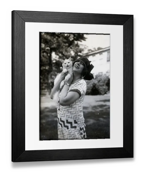 Framed Print : Olga Petrova Holding $10, 000 Cat Framed Print : Olga Petrova Holding $10, 000 Cat