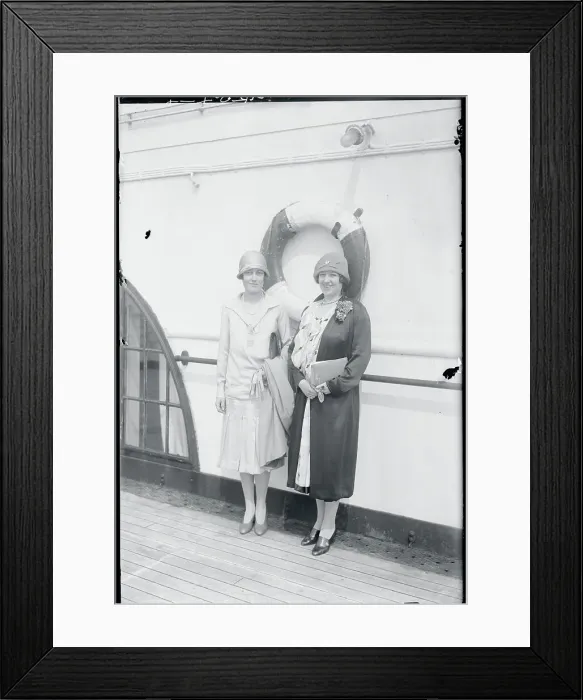 Framed Print : Portrait of Marion and Alice Tully