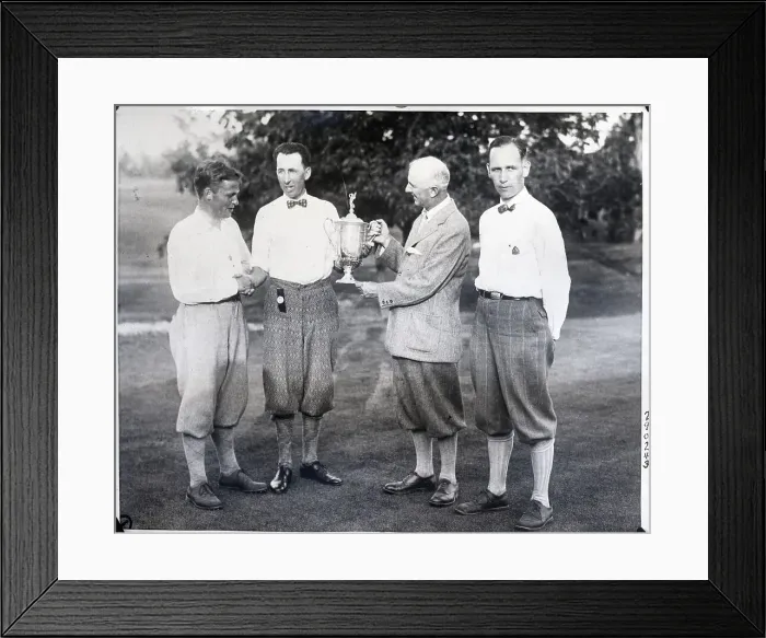 Framed Print : Willie Macfarlane Awarded Trophy Framed Print : Willie Macfarlane Awarded Trophy