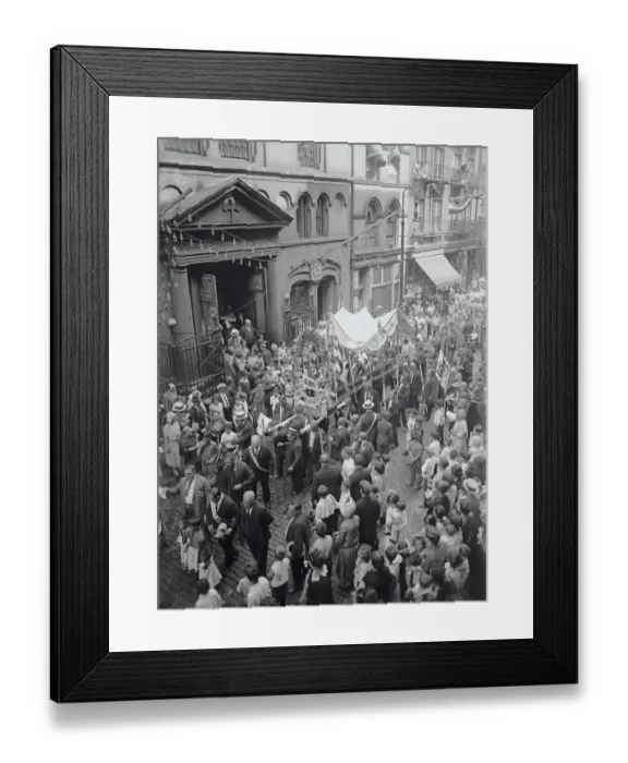 Framed Print : Feast of St. Rocco Celebration Framed Print : Feast of St. Rocco Celebration