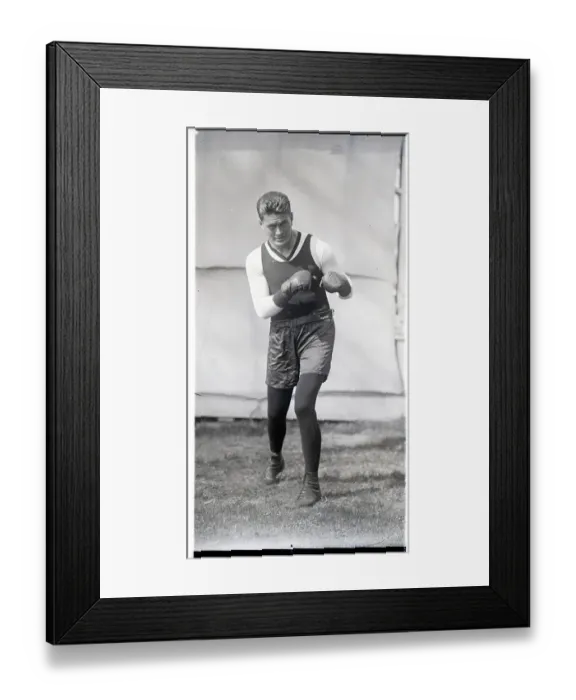 Framed Print : Gene Tunney Shadowboxing Framed Print : Gene Tunney Shadowboxing