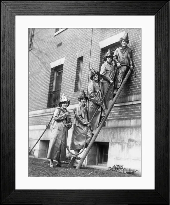 Framed Print : Women of the Volunteer Fire Department Framed Print : Women of the Volunteer Fire Department