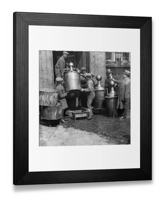 Framed Print : Raid In A Still In Mt. Vernon Framed Print : Raid In A Still In Mt. Vernon