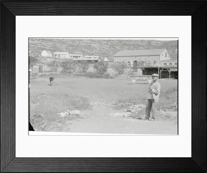 Framed Print : Pedestrians at Dilb Colony Framed Print : Pedestrians at Dilb Colony