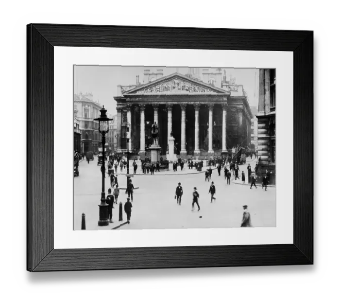 Framed Print : London Stock Exchange Exterior Framed Print : London Stock Exchange Exterior