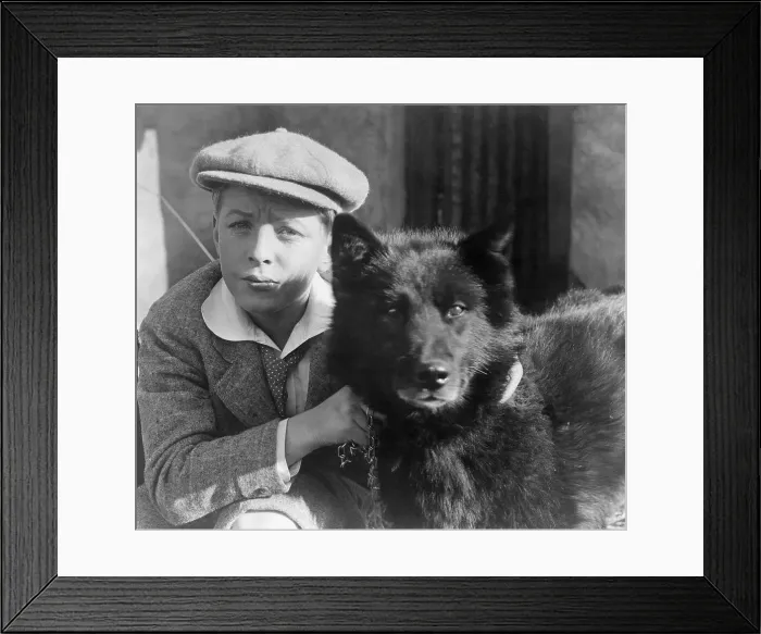 Framed Print : Ben Alexander and Balto Framed Print : Ben Alexander and Balto