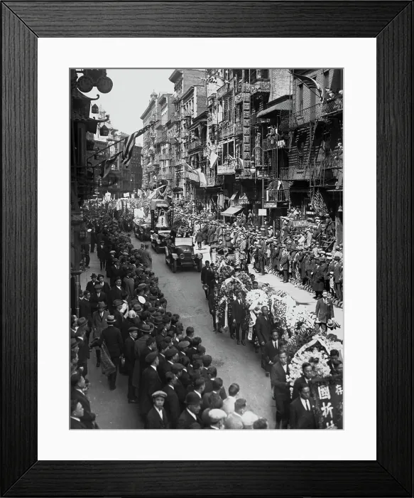 Framed Print : Sun Yat-sen Tribute In Chinatown Framed Print : Sun Yat-sen Tribute In Chinatown