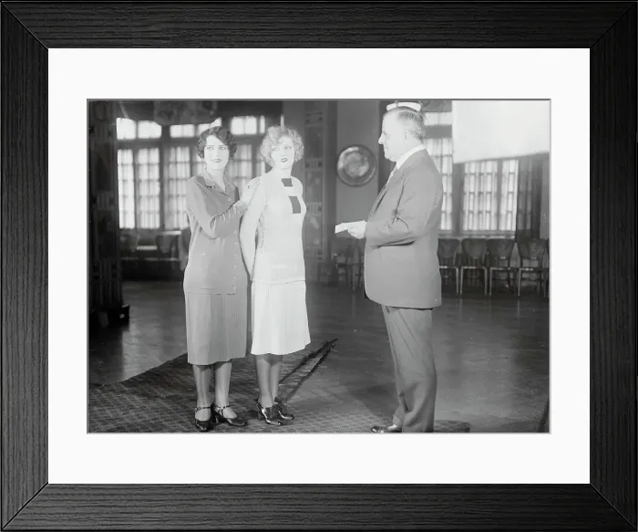 Framed Print : Lee Eastman with Two Women Framed Print : Lee Eastman with Two Women