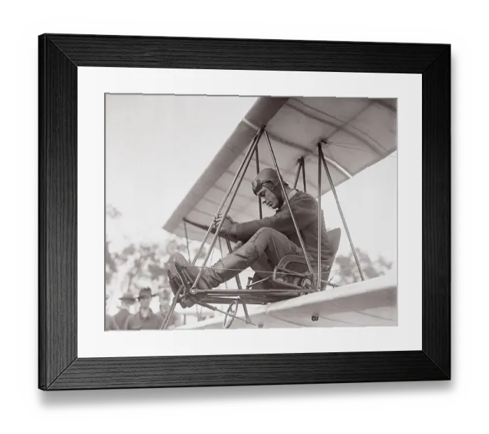 Framed Print : Frank Clarke Flying Tailless Plane Framed Print : Frank Clarke Flying Tailless Plane