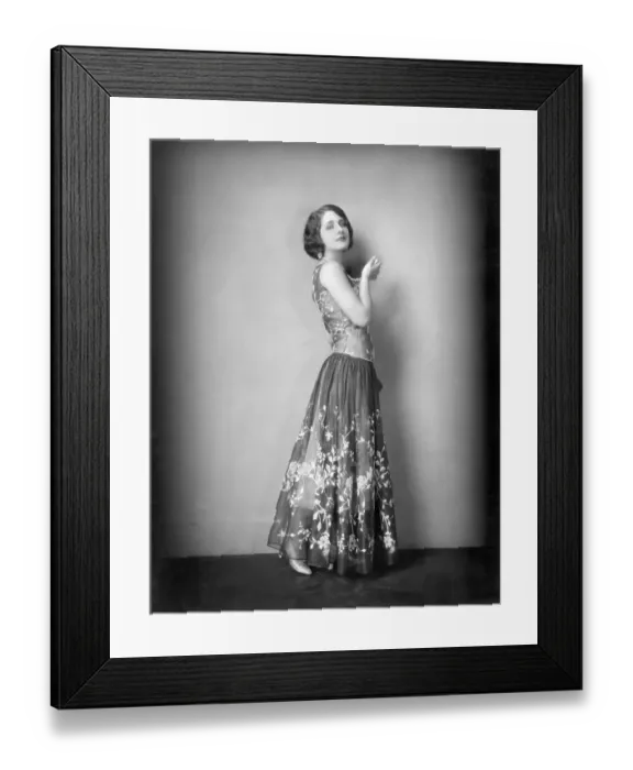 Framed Print : Norma Shearer In Old Spain'-Type Dress Framed Print : Norma Shearer In Old Spain'-Type Dress