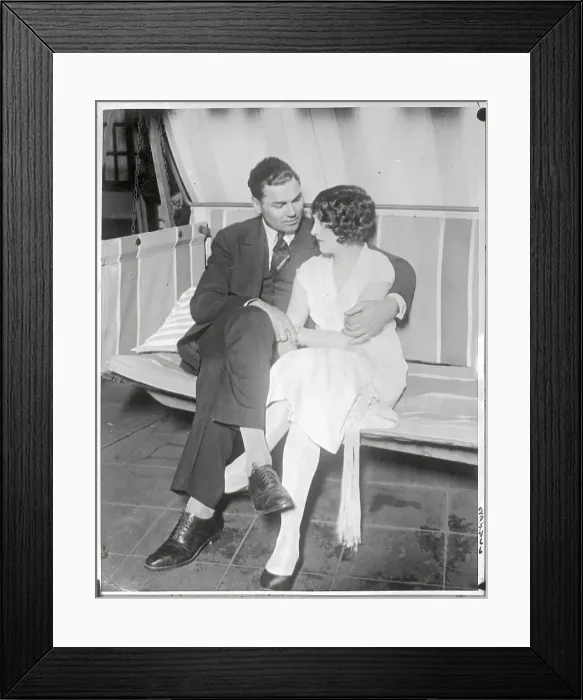 Framed Print : Jack Dempsey and Estelle Taylor Framed Print : Jack Dempsey and Estelle Taylor