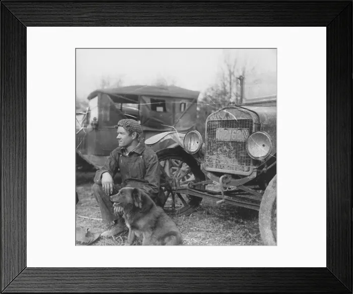 Framed Print : Homer Collins Waiting for News of Brother Framed Print : Homer Collins Waiting for News of Brother