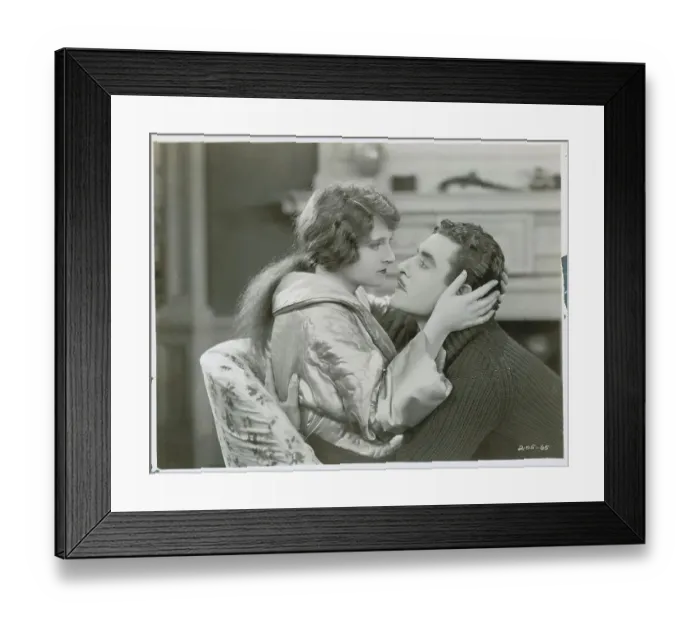 Framed Print : Actress Eleanor Boardman and John Gilbert in Scene Framed Print : Actress Eleanor Boardman and John Gilbert in Scene