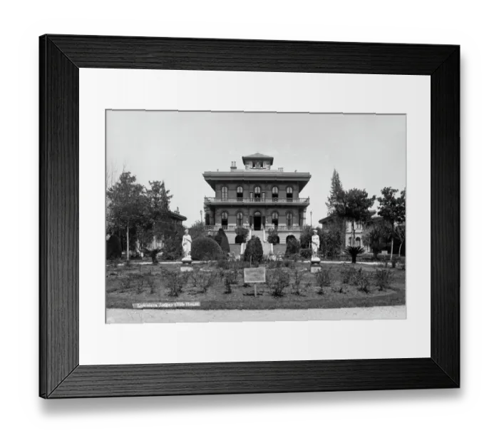 Framed Print : Jockey Club House, New Orleans Framed Print : Jockey Club House, New Orleans