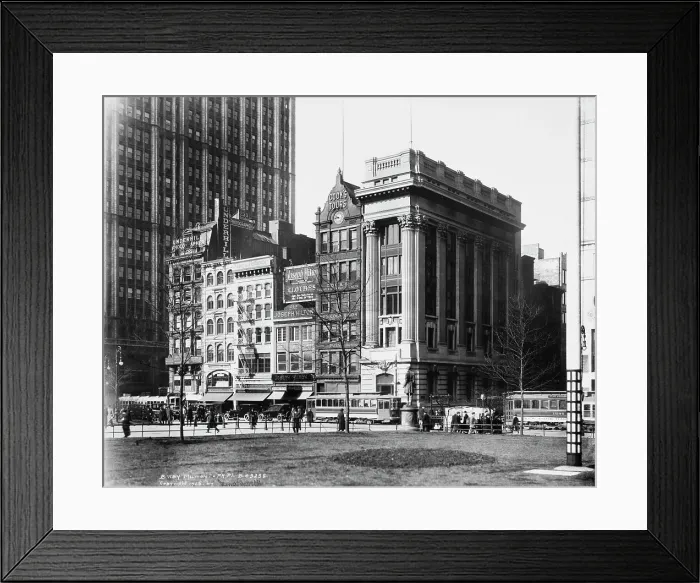 Framed Print : Broadway & Murray Street