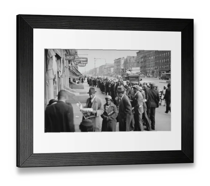 Framed Print : Polling Station, Harlem