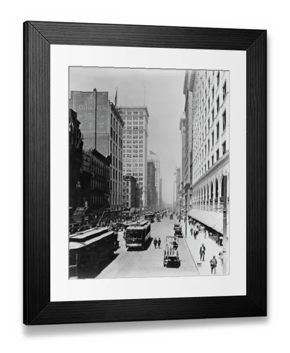 Framed Print : State Street, Chicago Framed Print : State Street, Chicago